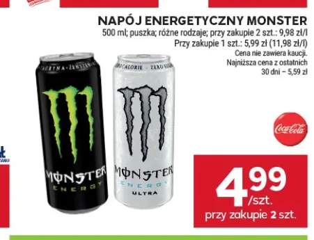 Napój energetyczny Monster Energy +1 wariant
