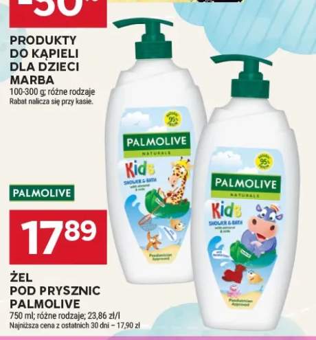 Żel pod prysznic dla dzieci Palmolive Kids Shower & Bath +1 wariant