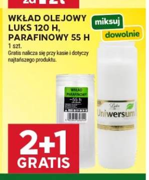 Wkład olejowy Luks 120 H +1 wariant