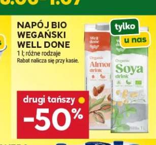 Napój bio wegański sojowy Well Done +1 wariant