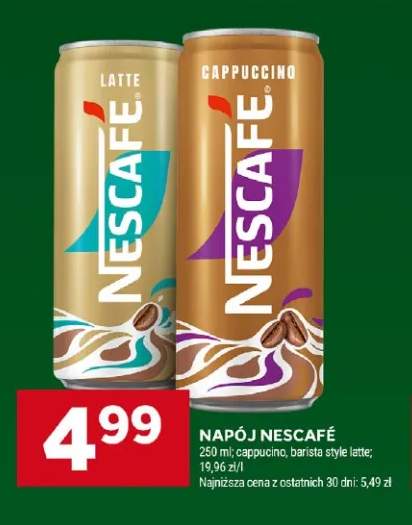 Napój kawowy Nescafé Barista Style Latte +1 wariant