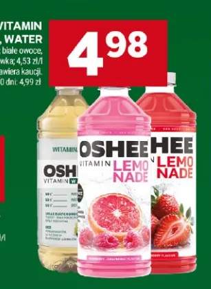 Napój Oshee Vitamin Lemonade białe owoce +2 warianty