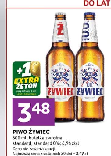 Piwo bezalkoholowe Żywiec +1 wariant