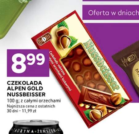 Czekolada mleczna Alpen Gold Nussbeisser