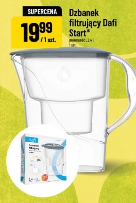 Dzbanek filtrujący Dafi Start 2,4 l