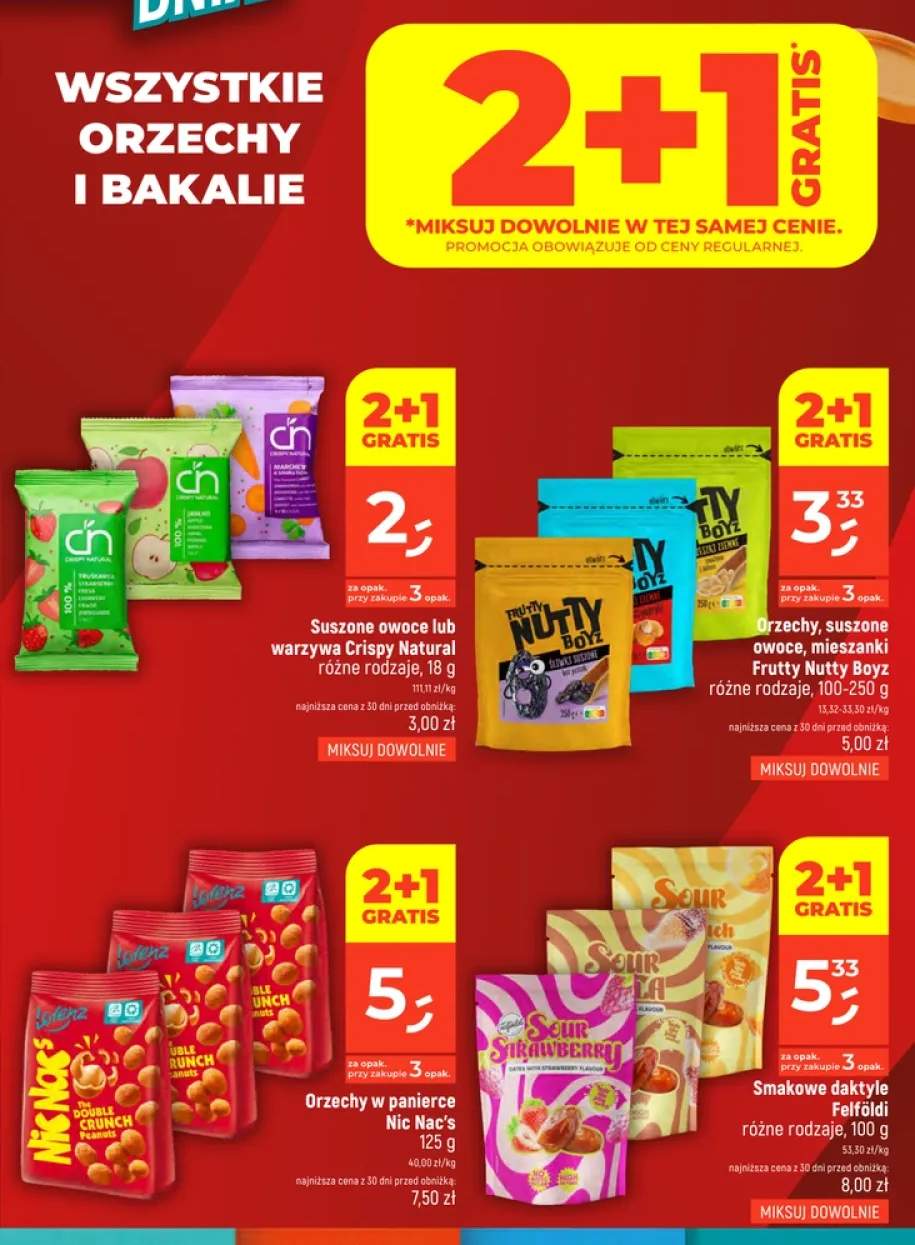 Orzechy i bakalie +11 wariantów