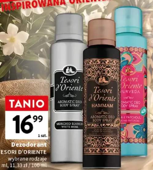 Dezodorant Tesori d'Oriente Muschio Bianco +2 warianty
