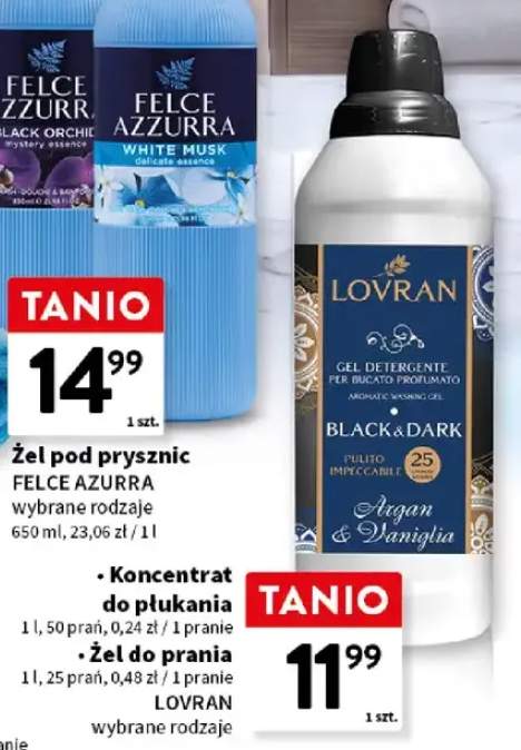 Koncentrat do płukania tkanin Lovran +1 wariant