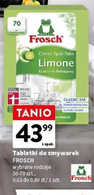 Tabletki do zmywarek Frosch Classic Limone
