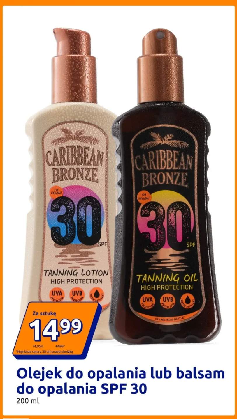 Balsam do opalania Caribbean Bronze SPF 30 +1 wariant