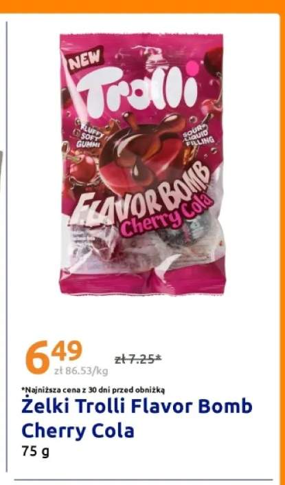 Żelki Trolli Flavor Bomb Cherry Cola