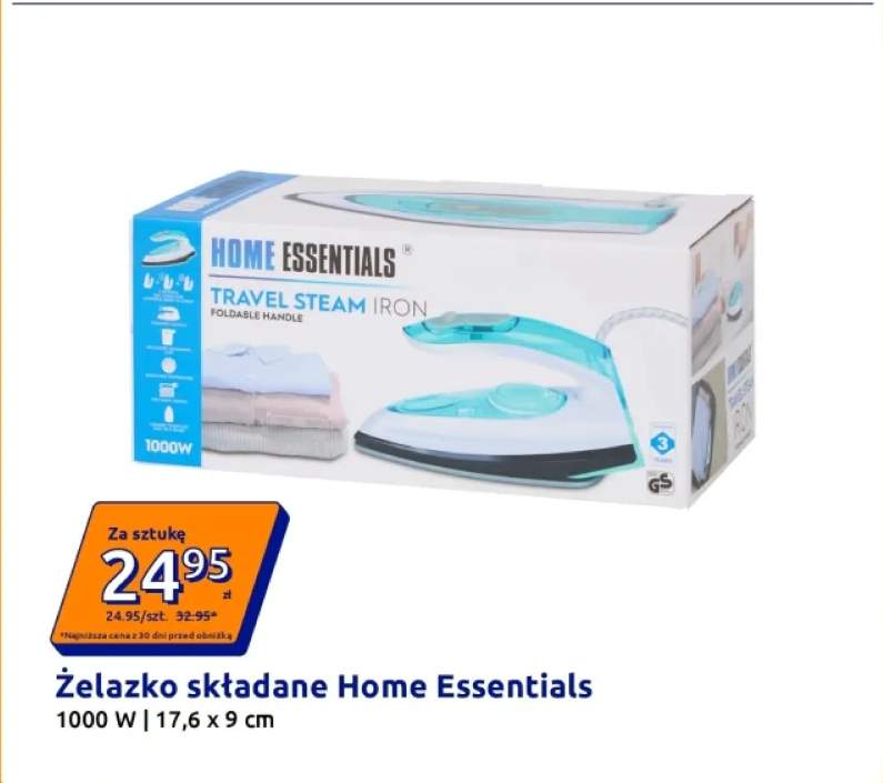 Żelazko składane Home Essentials