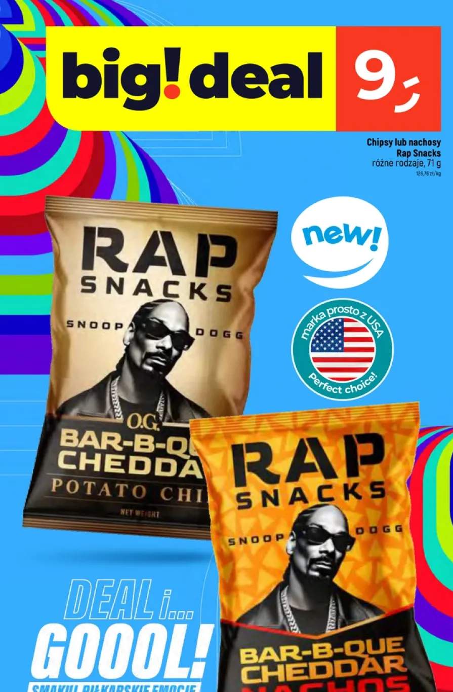 Chipsy ziemniaczane Rap Snacks Snoop Dogg O.G. Bar-B-Que Cheddar