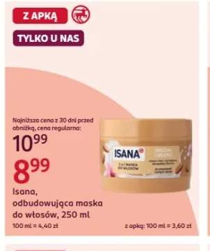 Odbudowująca maska do włosów Isana