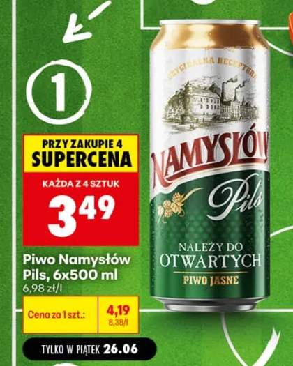 Piwo Namysłów Pils