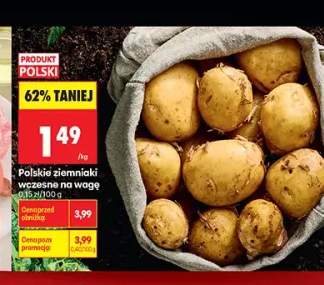 Polskie ziemniaki wczesne na wagę