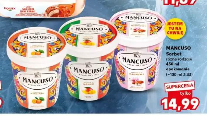 Sorbet mandarynkowy Mancuso +2 warianty