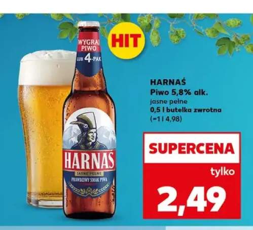 Piwo Harnaś Jasne Pełne