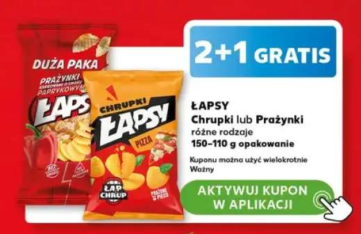 Chrupki Łapsy pizza +1 wariant