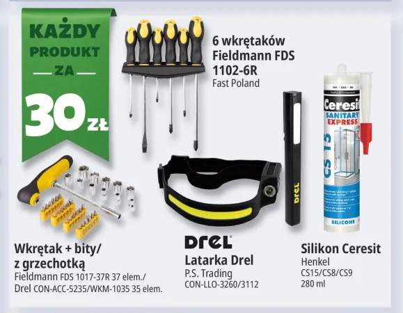 Wkrętak z grzechotką Drel +4 warianty