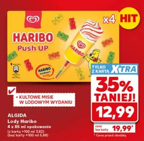 Lody Haribo Push UP Algida