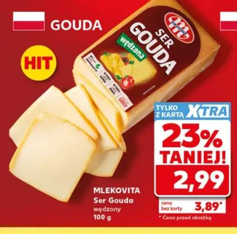 Ser Gouda wędzony Mlekovita