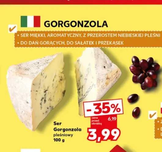 Ser Gorgonzola pleśniowy