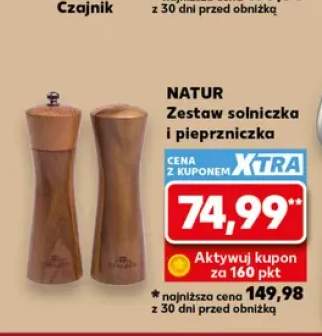 Zestaw solniczka i pieprzniczka Gerlach Natur