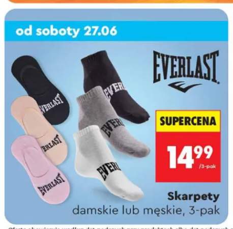 Skarpety damskie Everlast 3-pak +1 wariant