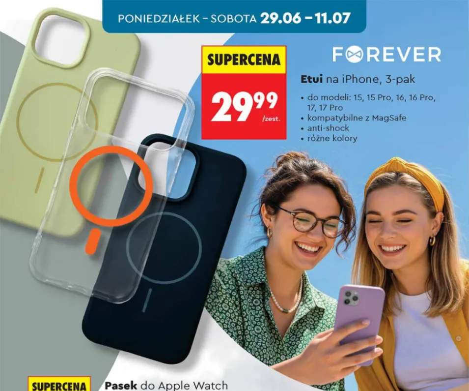 Etui na iPhone Forever 3-pak