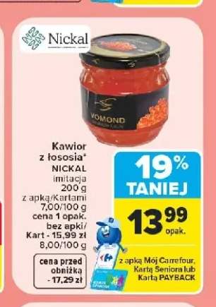 Kawior z łososia imitacja Nickal