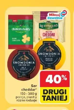 Ser cheddar Dublin Dairy Irish Cheddar +3 warianty