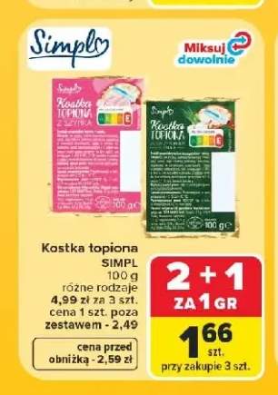 Kostka topiona ze szczypiorkiem Simpl +1 wariant