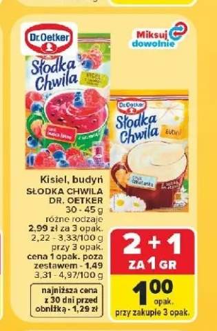 Budyń Słodka Chwila Dr. Oetker +1 wariant