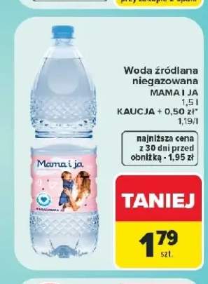 Woda źródlana niegazowana Mama i ja