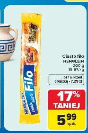 Ciasto filo Henglein