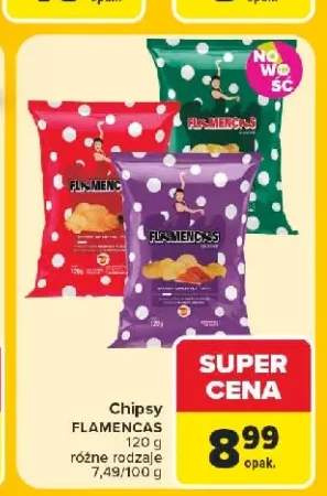 Chipsy o smaku szynki Flamencas +1 wariant