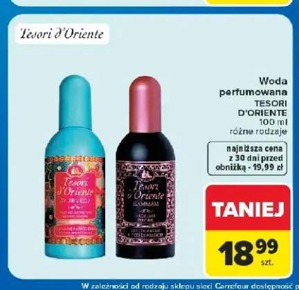 Woda perfumowana Tesori d'Oriente Hammam +1 wariant
