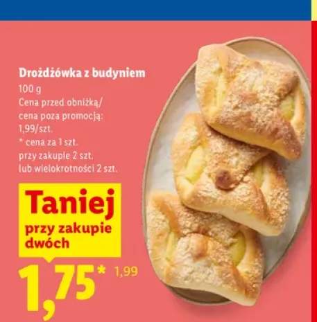 Drożdżówka z budyniem