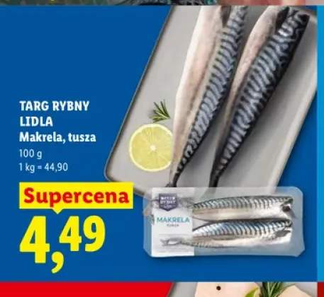 Makrela tusza Targ Rybny Lidla