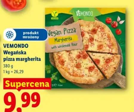 Wegańska pizza margherita VEMONDO