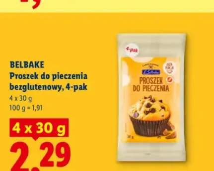 Proszek do pieczenia bezglutenowy Belbake 4-pak