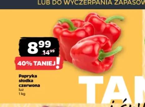 Papryka słodka czerwona luz
