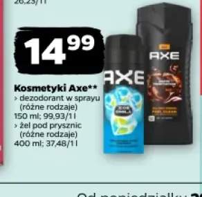 Dezodorant w sprayu Axe Ice Chill +1 wariant
