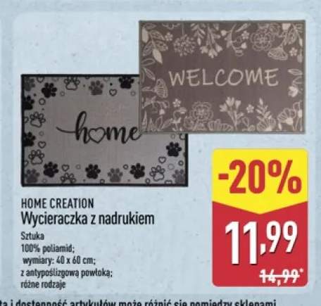 Wycieraczka z nadrukiem Home Creation