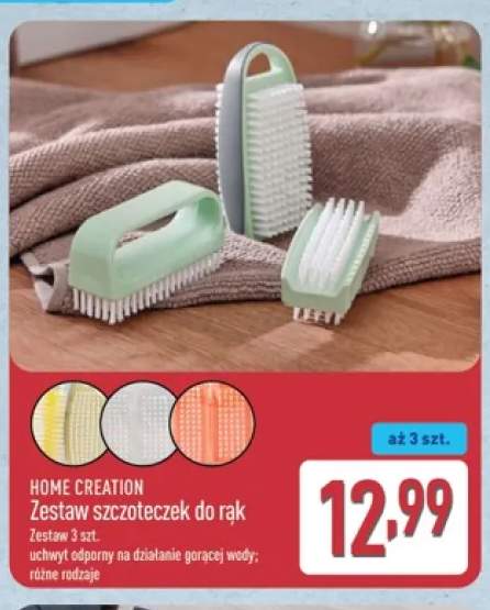 Zestaw szczoteczek do rąk Home Creation