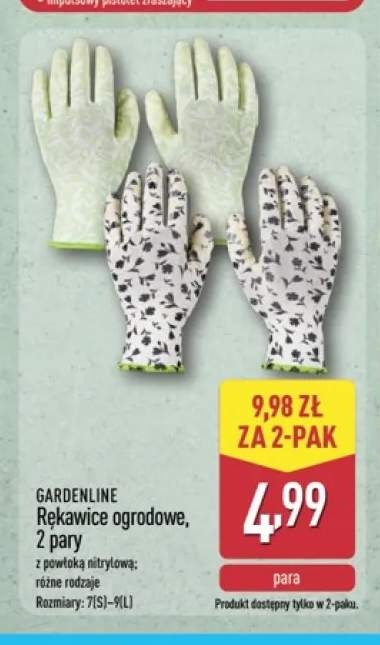 Rękawice ogrodowe Gardenline 2-pak