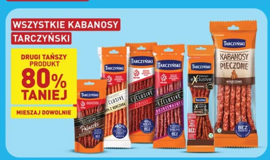 Kabanosy Exclusive wieprzowe Tarczyński +6 wariantów