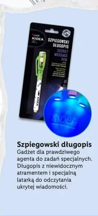 Długopis szpiegowski Kidea