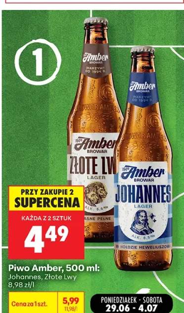 Piwo Amber Johannes +1 wariant